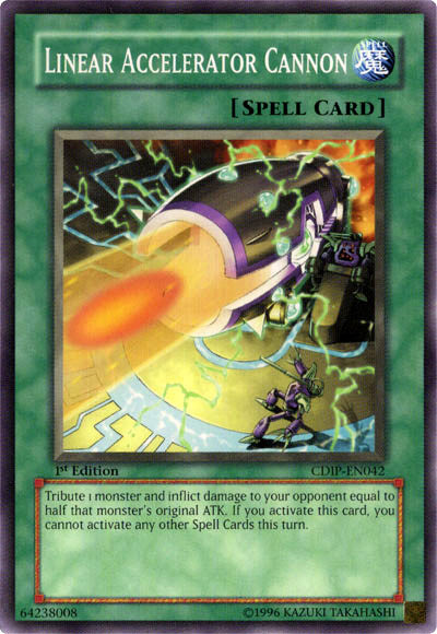 Linear Accelerator Cannon [CDIP-EN042] Common | Jomio and Rueliete's Cards and Comics