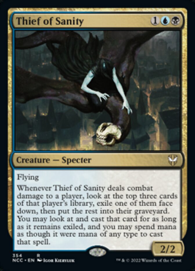 Thief of Sanity [Streets of New Capenna Commander] | Jomio and Rueliete's Cards and Comics