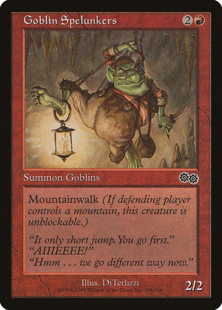 Goblin Spelunkers [Urza's Saga] | Jomio and Rueliete's Cards and Comics