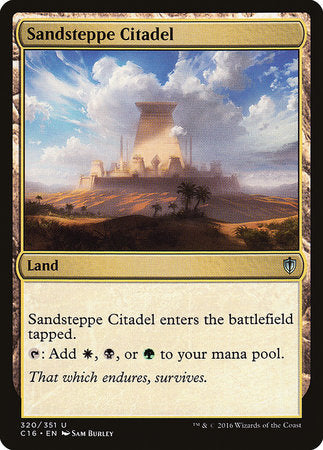 Sandsteppe Citadel [Commander 2016] | Jomio and Rueliete's Cards and Comics