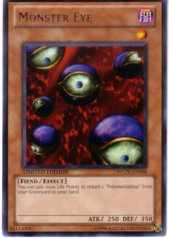 Monster Eye [WCPP-EN008] Rare | Jomio and Rueliete's Cards and Comics