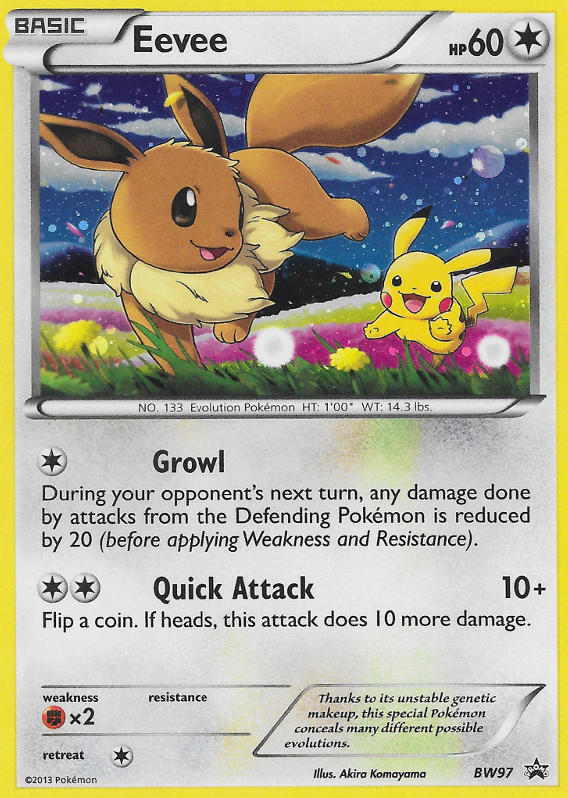 Eevee (BW97) [Black & White: Black Star Promos] | Jomio and Rueliete's Cards and Comics