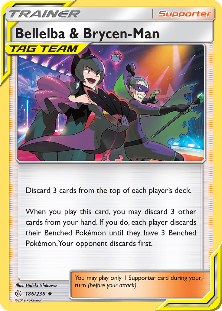 Bellelba & Brycen-Man (186/236) [Sun & Moon: Cosmic Eclipse] | Jomio and Rueliete's Cards and Comics