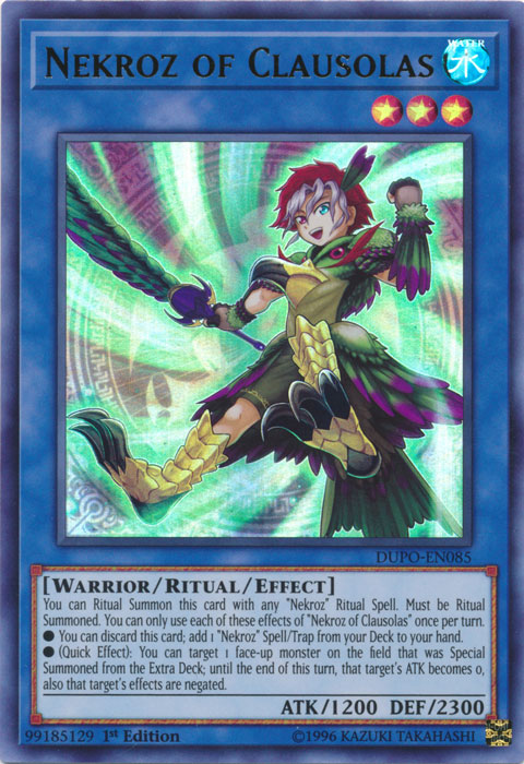 Nekroz of Clausolas [DUPO-EN085] Ultra Rare | Jomio and Rueliete's Cards and Comics