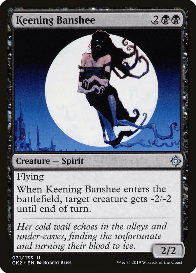 Keening Banshee [Ravnica Allegiance Guild Kit] | Jomio and Rueliete's Cards and Comics
