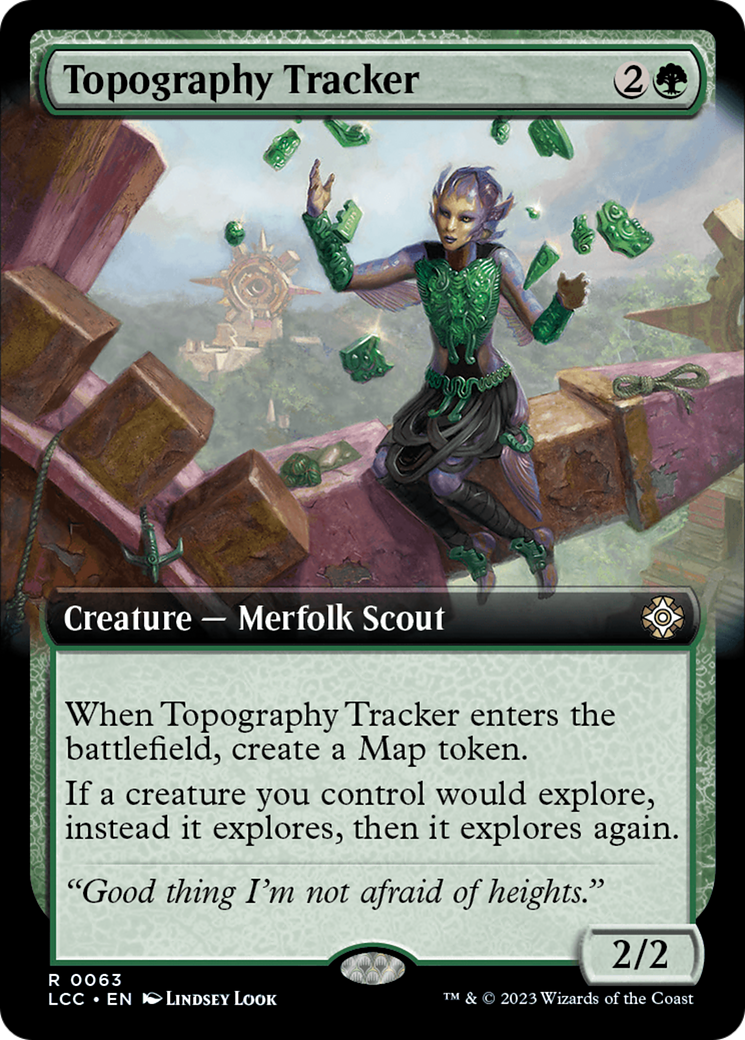Topography Tracker (Extended Art) [The Lost Caverns of Ixalan Commander] | Jomio and Rueliete's Cards and Comics