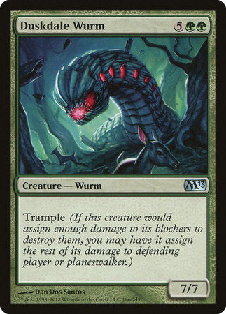 Duskdale Wurm [Magic 2013] | Jomio and Rueliete's Cards and Comics