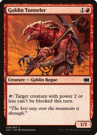 Goblin Tunneler [Duel Decks: Merfolk vs. Goblins] | Jomio and Rueliete's Cards and Comics