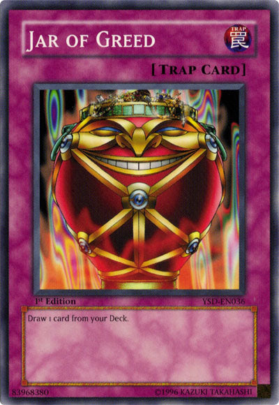 Jar of Greed [YSD-EN036] Common | Jomio and Rueliete's Cards and Comics