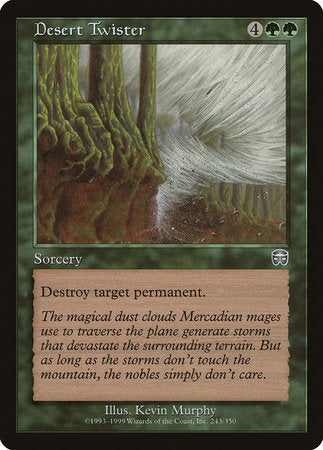 Desert Twister [Mercadian Masques] | Jomio and Rueliete's Cards and Comics