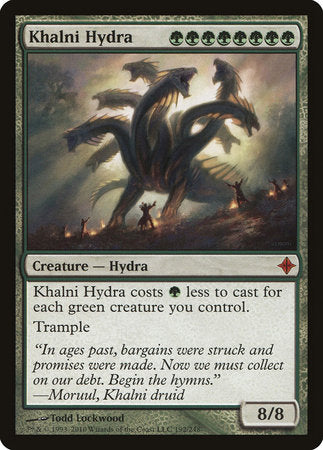 Khalni Hydra [Rise of the Eldrazi] | Jomio and Rueliete's Cards and Comics