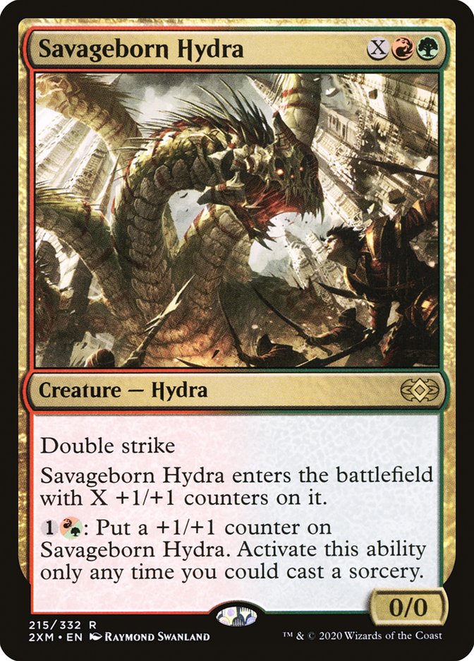 Savageborn Hydra [Double Masters] | Jomio and Rueliete's Cards and Comics