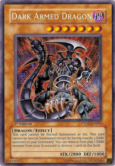 Dark Armed Dragon [PTDN-EN019] Secret Rare | Jomio and Rueliete's Cards and Comics