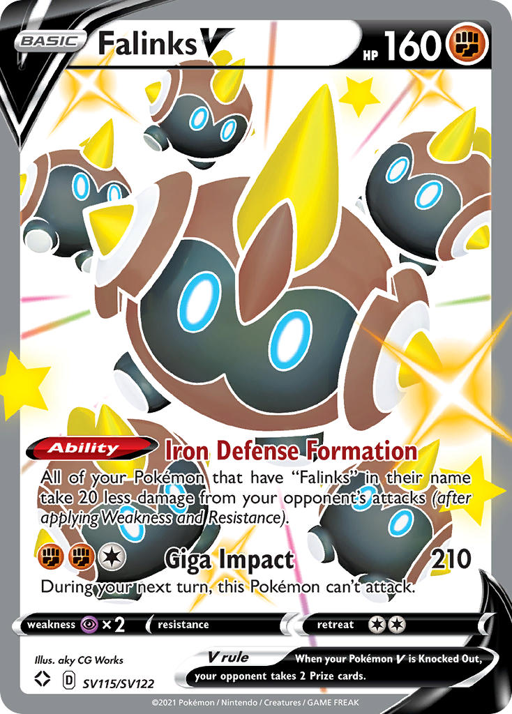 Falinks V (SV115/SV122) [Sword & Shield: Shining Fates] | Jomio and Rueliete's Cards and Comics