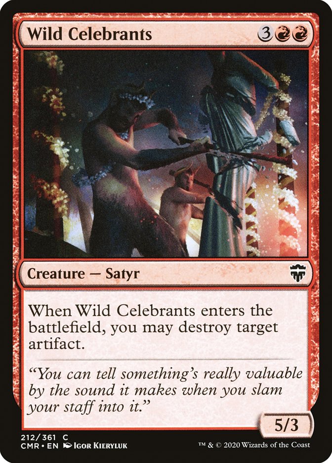 Wild Celebrants [Commander Legends] | Jomio and Rueliete's Cards and Comics