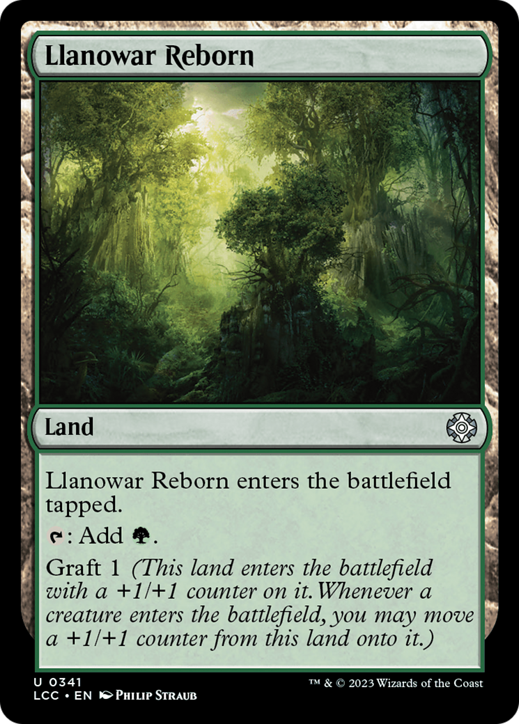 Llanowar Reborn [The Lost Caverns of Ixalan Commander] | Jomio and Rueliete's Cards and Comics