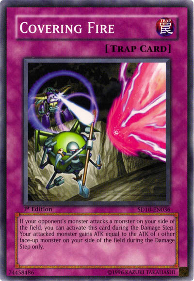 Covering Fire [SD10-EN036] Common | Jomio and Rueliete's Cards and Comics
