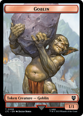 Goblin // Wraith Double-Sided Token [The Lord of the Rings: Tales of Middle-Earth Commander Tokens] | Jomio and Rueliete's Cards and Comics