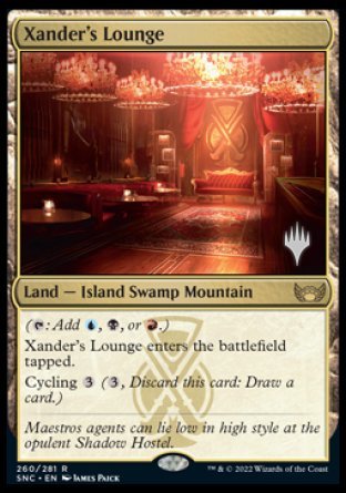 Xander's Lounge (Promo Pack) [Streets of New Capenna Promos] | Jomio and Rueliete's Cards and Comics