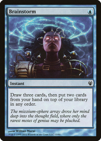 Brainstorm [Duel Decks: Izzet vs. Golgari] | Jomio and Rueliete's Cards and Comics