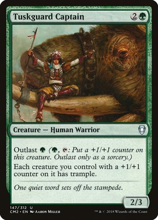 Tuskguard Captain [Commander Anthology Volume II] | Jomio and Rueliete's Cards and Comics