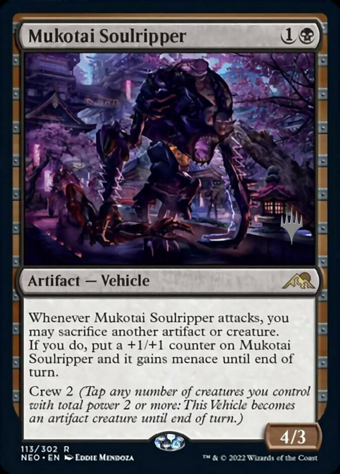 Mukotai Soulripper (Promo Pack) [Kamigawa: Neon Dynasty Promos] | Jomio and Rueliete's Cards and Comics