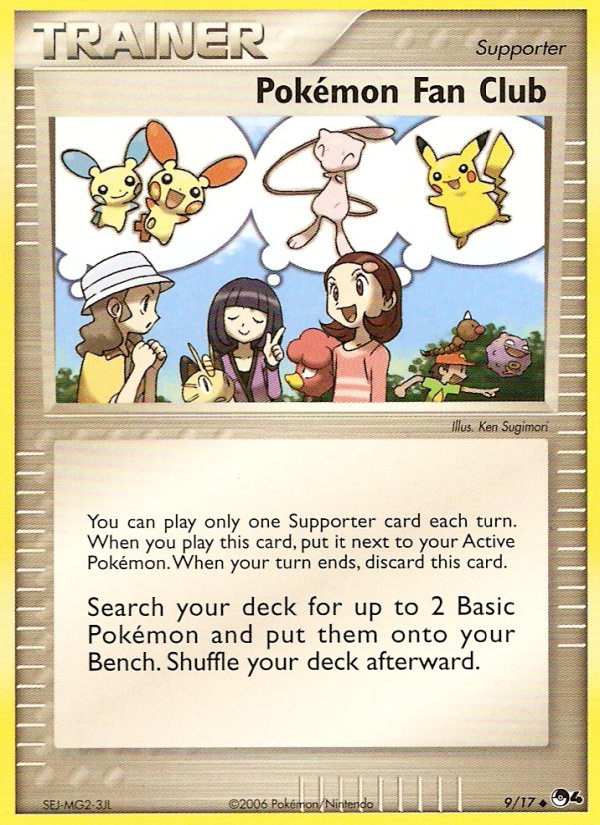 Pokemon Fan Club (9/17) [POP Series 4] | Jomio and Rueliete's Cards and Comics