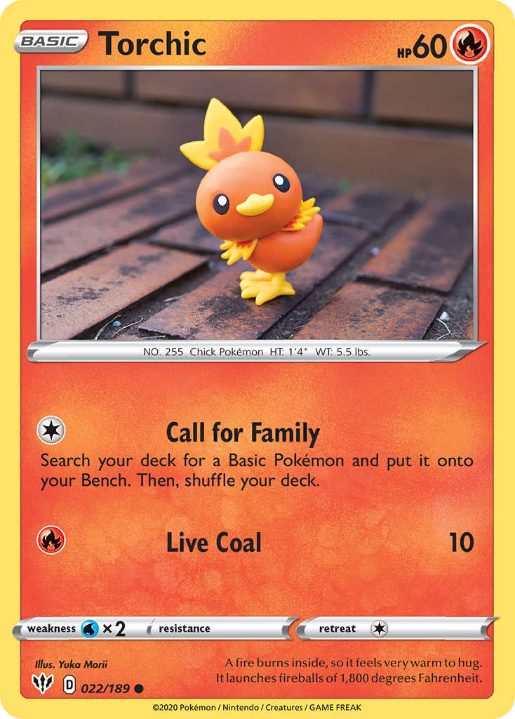 Torchic (022/189) [Sword & Shield: Darkness Ablaze] | Jomio and Rueliete's Cards and Comics