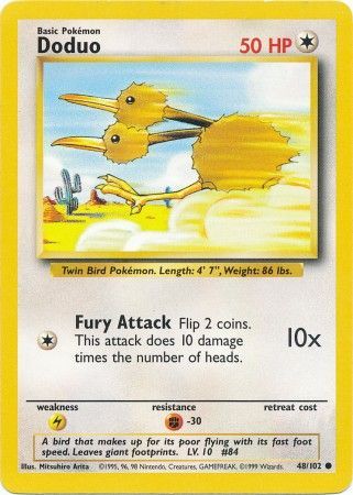 Doduo (48/102) [Base Set Unlimited] | Jomio and Rueliete's Cards and Comics