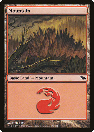 Mountain (296) [Shadowmoor] | Jomio and Rueliete's Cards and Comics