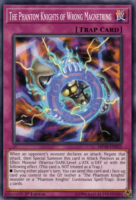 The Phantom Knights of Wrong Magnetring [MP18-EN022] Common | Jomio and Rueliete's Cards and Comics
