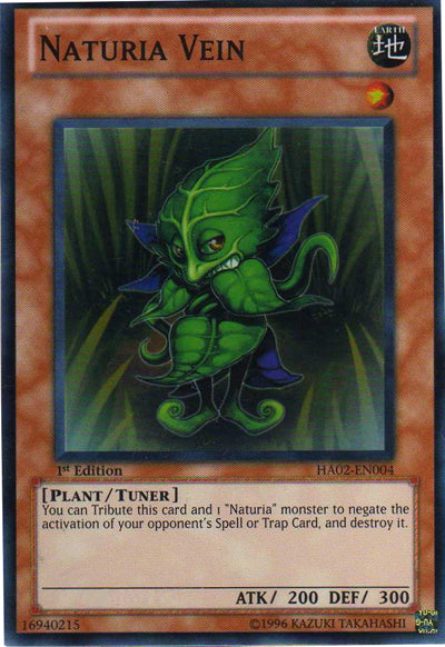 Naturia Vein [HA02-EN004] Super Rare | Jomio and Rueliete's Cards and Comics