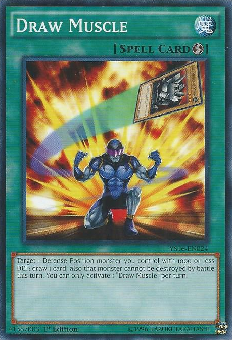 Draw Muscle [YS16-EN024] Common | Jomio and Rueliete's Cards and Comics