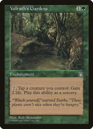 Volrath's Gardens [Stronghold] | Jomio and Rueliete's Cards and Comics