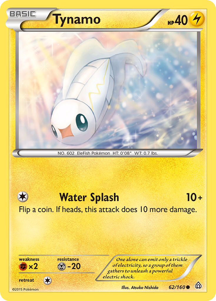 Tynamo (62/160) [XY: Primal Clash] | Jomio and Rueliete's Cards and Comics