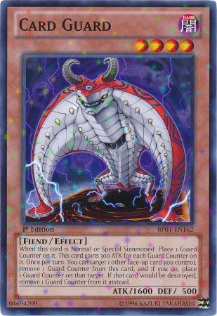 Card Guard [BP01-EN162] Starfoil Rare | Jomio and Rueliete's Cards and Comics