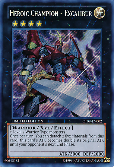 Heroic Champion - Excalibur [CT09-EN002] Secret Rare | Jomio and Rueliete's Cards and Comics