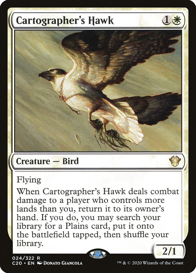 Cartographer's Hawk [Commander 2020] | Jomio and Rueliete's Cards and Comics