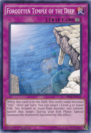 Forgotten Temple of the Deep [BP03-EN216] Common | Jomio and Rueliete's Cards and Comics