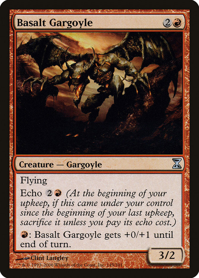 Basalt Gargoyle [Time Spiral] | Jomio and Rueliete's Cards and Comics
