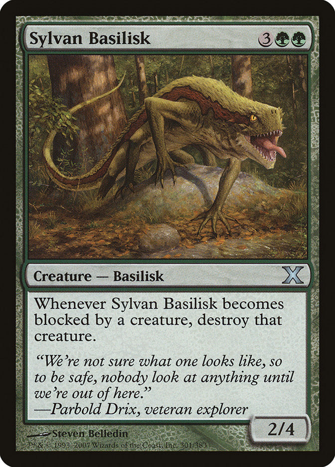Sylvan Basilisk [Tenth Edition] | Jomio and Rueliete's Cards and Comics