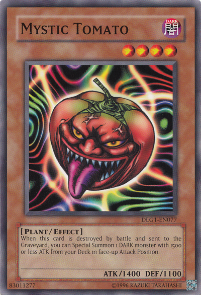 Mystic Tomato [DLG1-EN077] Common | Jomio and Rueliete's Cards and Comics