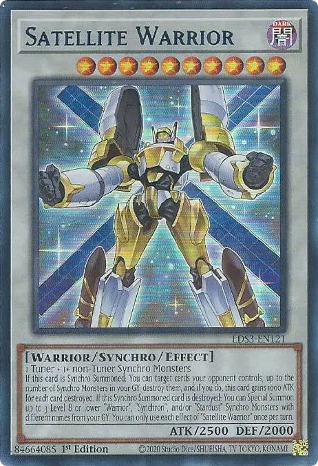Satellite Warrior (Blue) [LDS3-EN121] Ultra Rare | Jomio and Rueliete's Cards and Comics