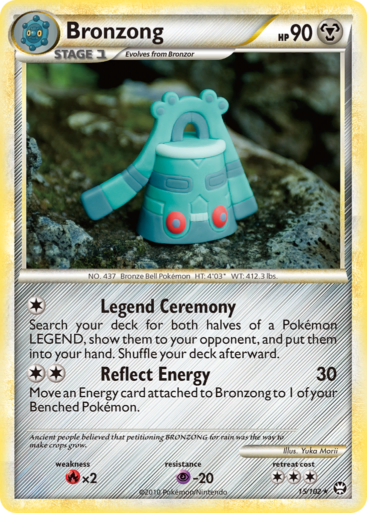 Bronzong (15/102) [HeartGold & SoulSilver: Triumphant] | Jomio and Rueliete's Cards and Comics
