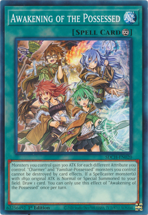 Awakening of the Possessed [SDCH-EN020] Common | Jomio and Rueliete's Cards and Comics