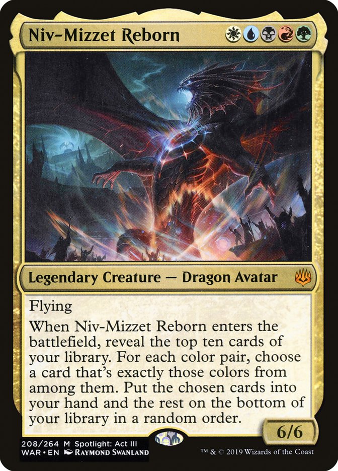 Niv-Mizzet Reborn [War of the Spark] | Jomio and Rueliete's Cards and Comics