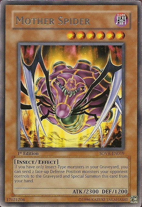 Mother Spider [SOVR-EN019] Rare | Jomio and Rueliete's Cards and Comics