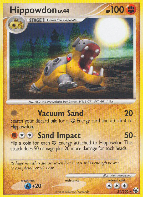 Hippowdon (21/100) [Diamond & Pearl: Majestic Dawn] | Jomio and Rueliete's Cards and Comics