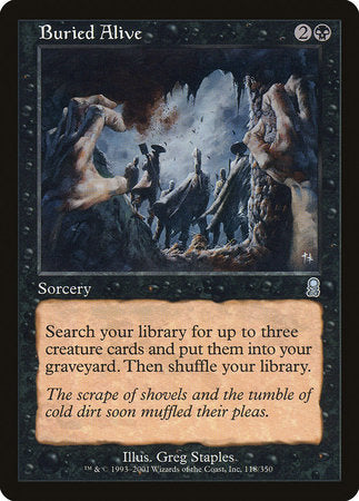 Buried Alive [Odyssey] | Jomio and Rueliete's Cards and Comics