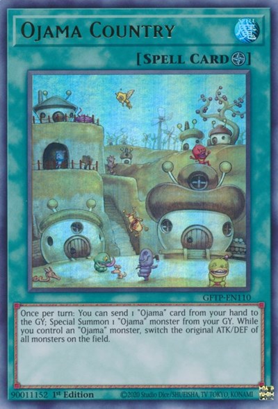 Ojama Country [GFTP-EN110] Ultra rare | Jomio and Rueliete's Cards and Comics